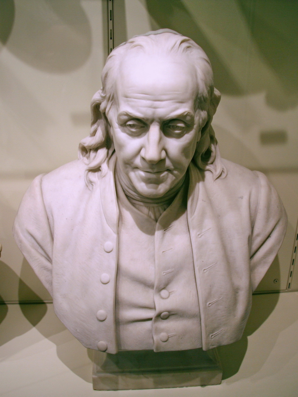 Benjamin Franklin, modeled about 1906, marble by William Couper cliff1066 — historic image