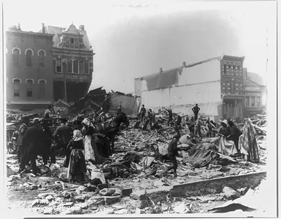 Johnstown Flood, 1889: Looking down Main St. #18