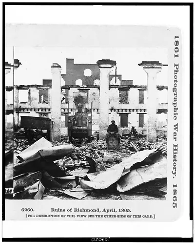 Ruins of Richmond, April, 1865