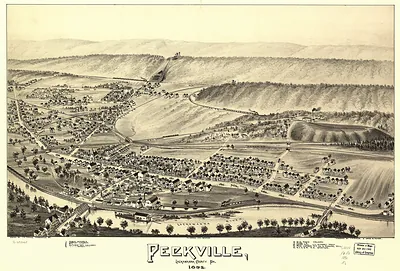 Peckville, Pennsylvania, 1892