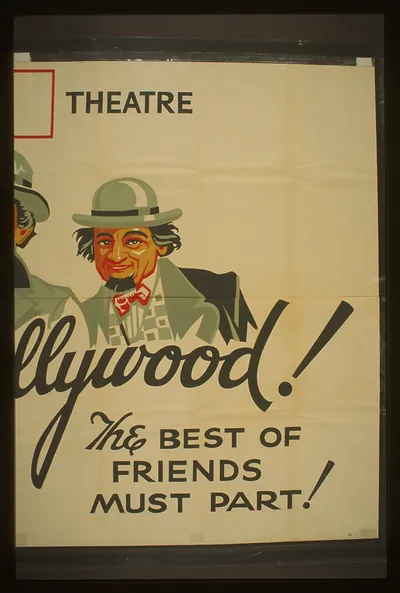 Federal Theatre [presents] Goodbye Hollywood! The best of friends must part!