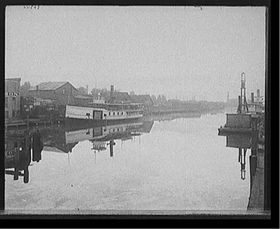 [Steamer on Black River, Pt. Huron]
