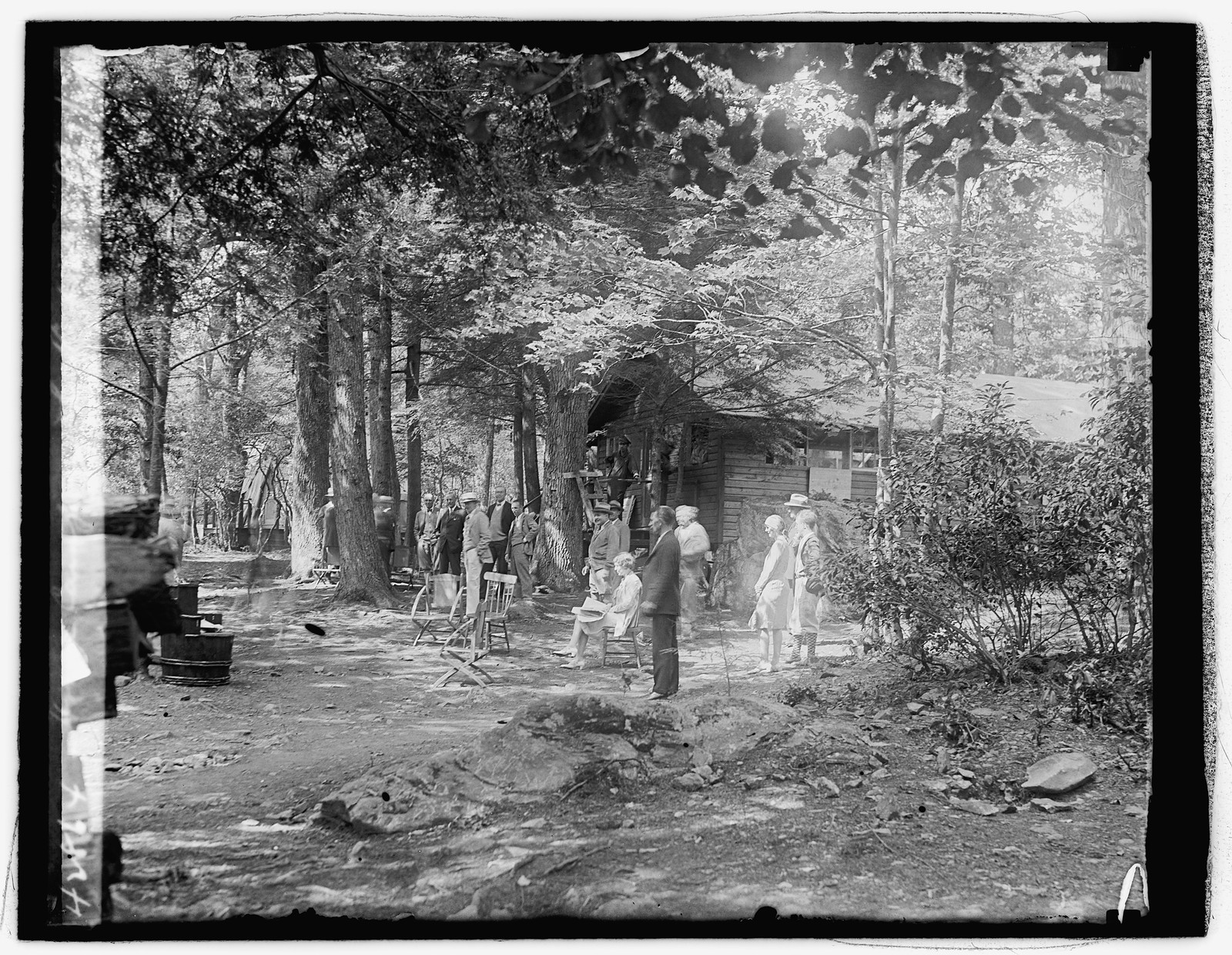 Hoover camp on the Rapidan, 8/17/29, [19]29 August 17. — historic photograph