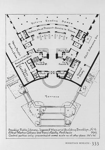Brooklyn Public Library, Ingersoll Memorial Building floor plan