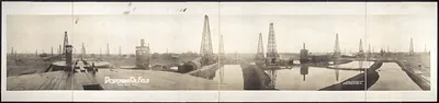 Desdemona oil field from Terry Tract, Texas, 1919