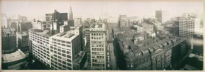 View of Chicago from Majestic Bldg, Illinois, 1907
