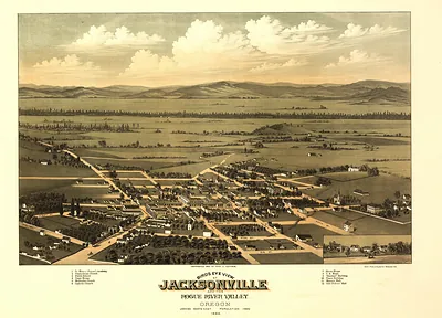 Jacksonville, Oregon, 1883