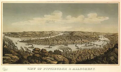 View of Pittsburgh & Allegheny