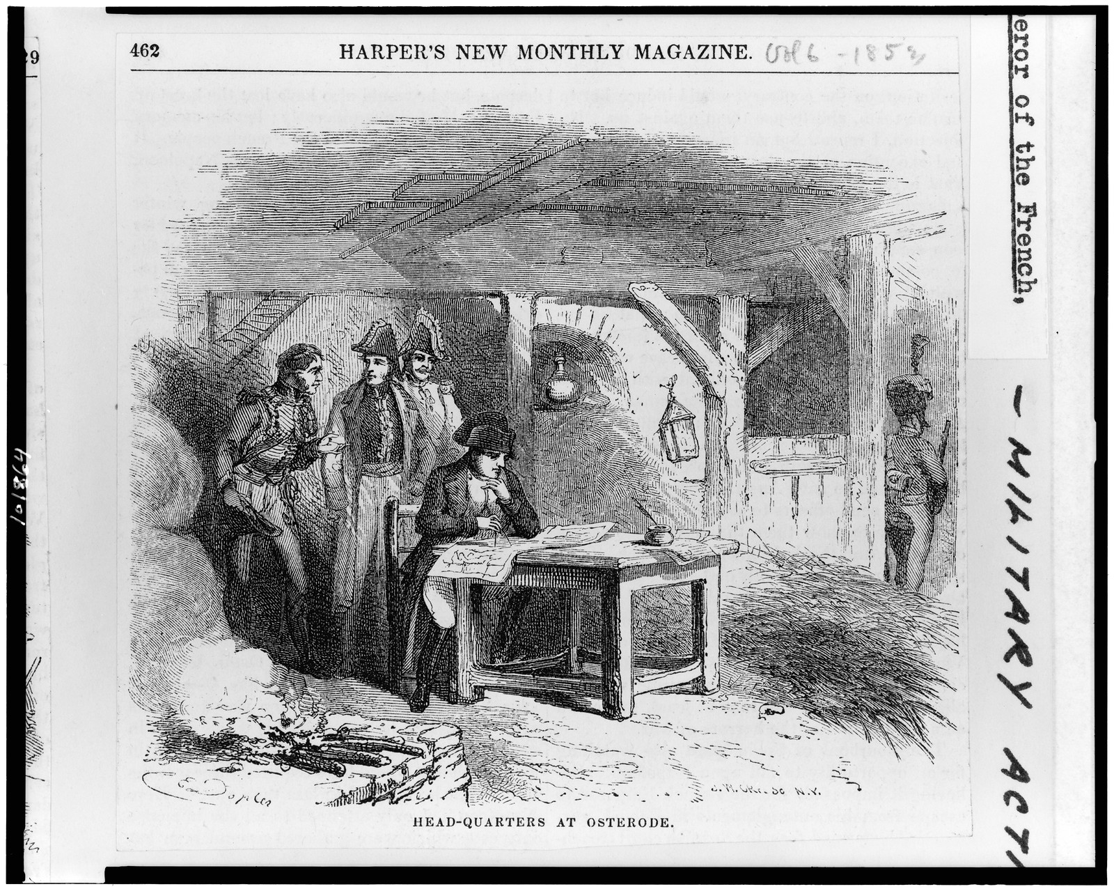 Head-quarters at Osterode / E. Dopler(?) ; J.W. Orr, sc., N.Y., [1853] — antique engraving