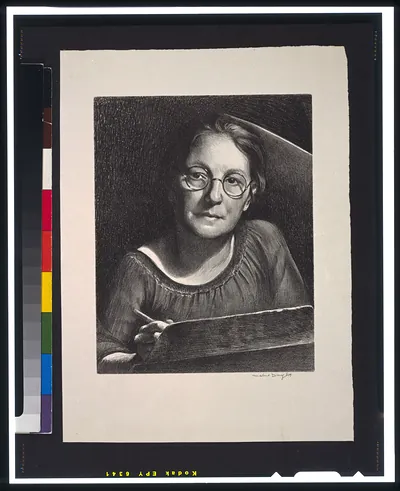 [Self-portrait] / Mabel Dwight.