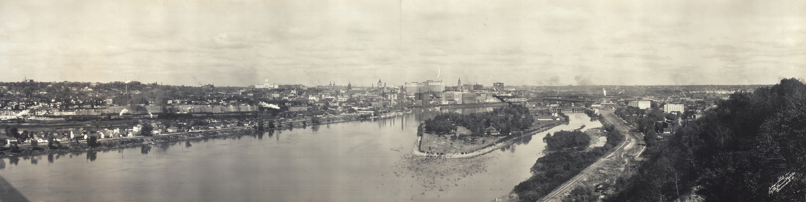 Panorama St. Paul, Minnesota, 1911, 1911 — historic image