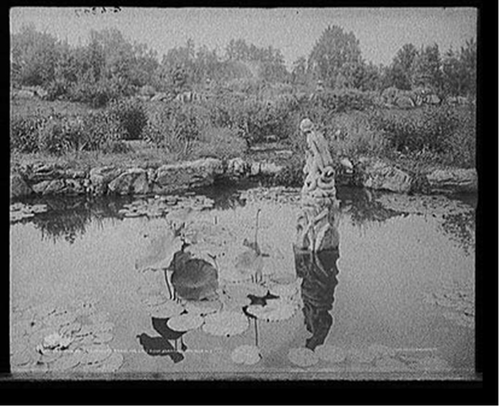 Yaddo, home of Spencer Trask, the lily pond, Saratoga Springs, N.Y., c[between 1900 and 1910] — historic photograph
