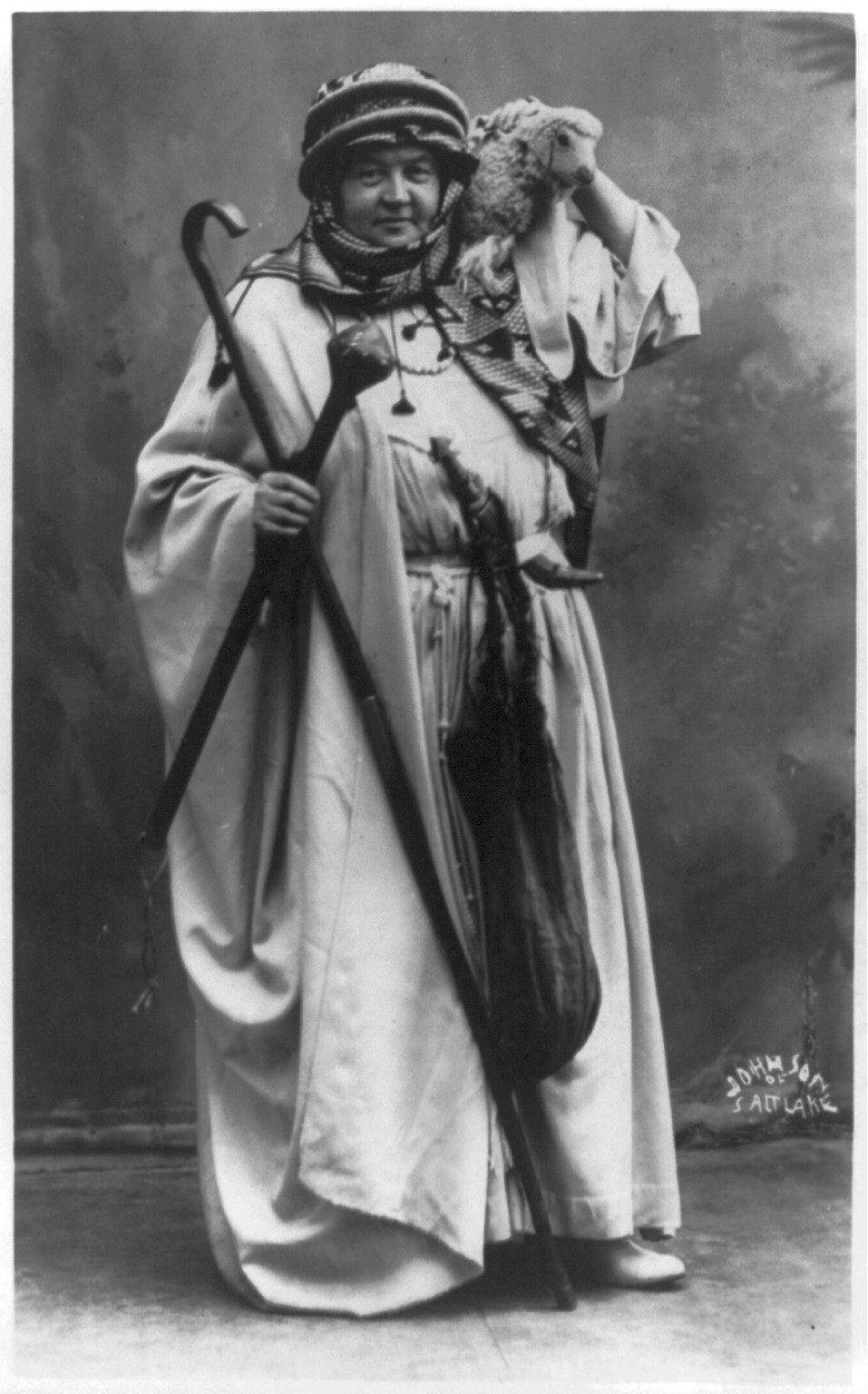 Lydia Mary Olive (Mareof von Finkelstein) Mountford, 1855-1917, [no date recorded on caption card] — historic photograph