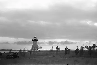 Lighthouse on Buzzard's Bay, Mattapoisett, Massachusetts