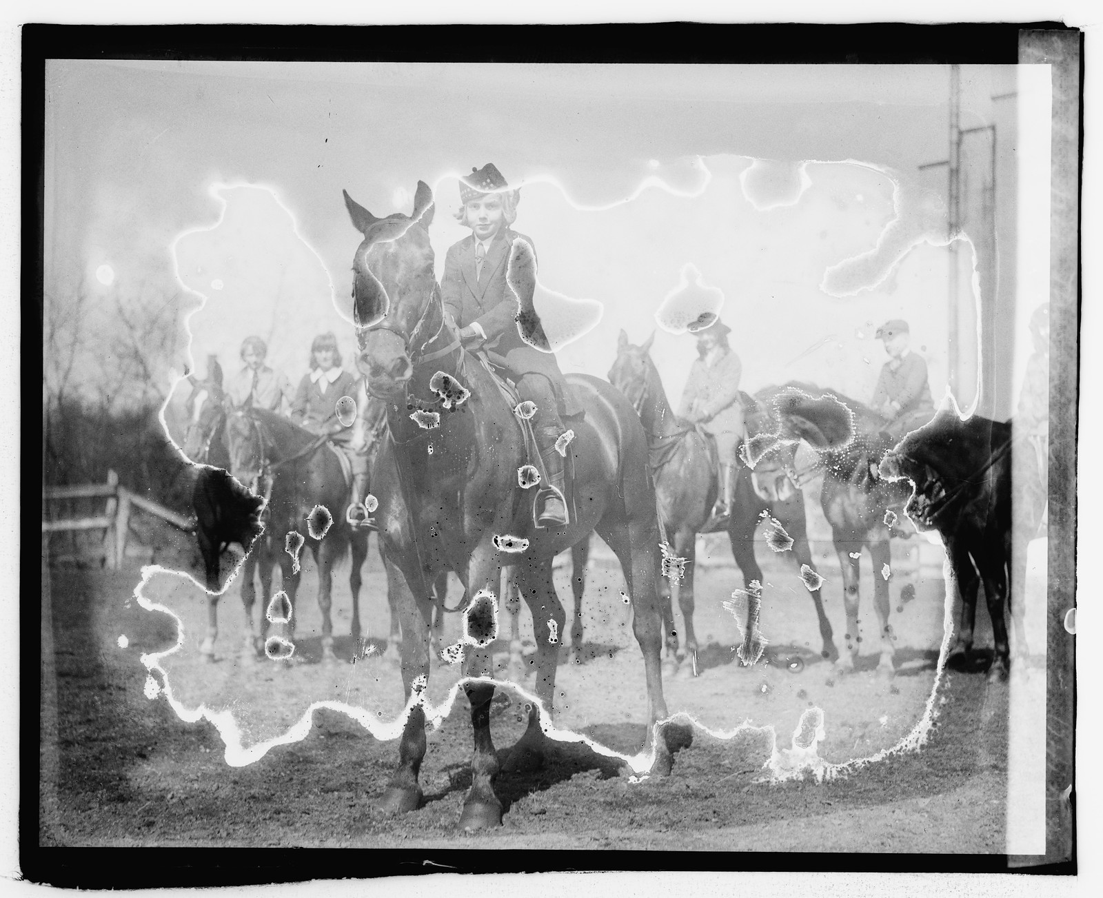 Nell Thoron on Sampson, 1741 K NW, [Washington, D.C.], stepdaughter of Maj. Henry Leonar, 1920 March 29. — historic photograph