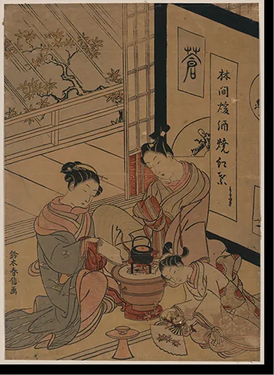 Antique Photo Print - Japanese Ukiyo-e print - Antique Wall Decor Print (1)