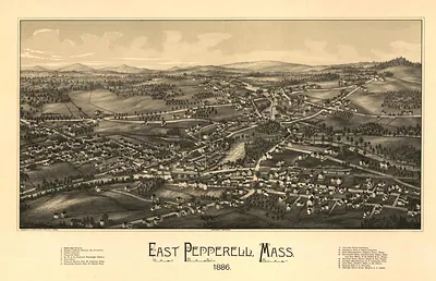 East Pepperell, Massachusetts, 1886