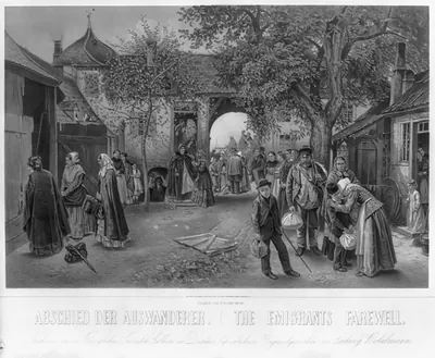 The emigrants farewell