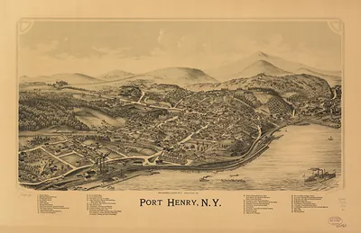 Port Henry, New York, 1889