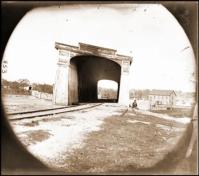Richmond Va. Ruins of Richmond & Danville Railroad bridge