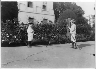 Roosevelt children - Archie photographing Quentin
