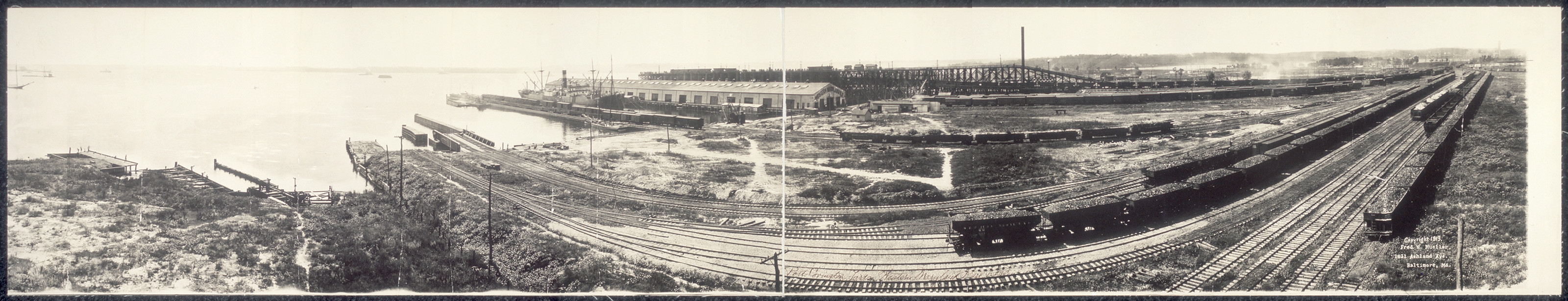 Port Covington Yards, Maryland, 1913, 1913 — historic image