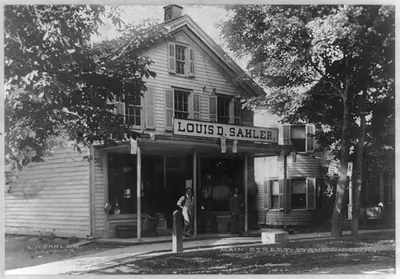 General store of Louis D. Sahler, Main Street, Stone Ridge, N.Y.