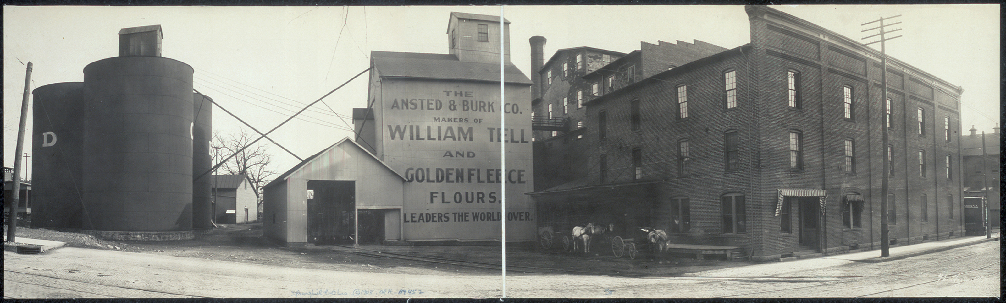 Ansted & Burk Mills, Springfield, Ohio, 1908, 1908 — historic image