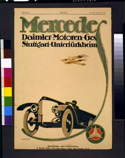 Mercedes. Daimler-motoren-ges. Stuttgart-untertürkheim / Klusmeyer.