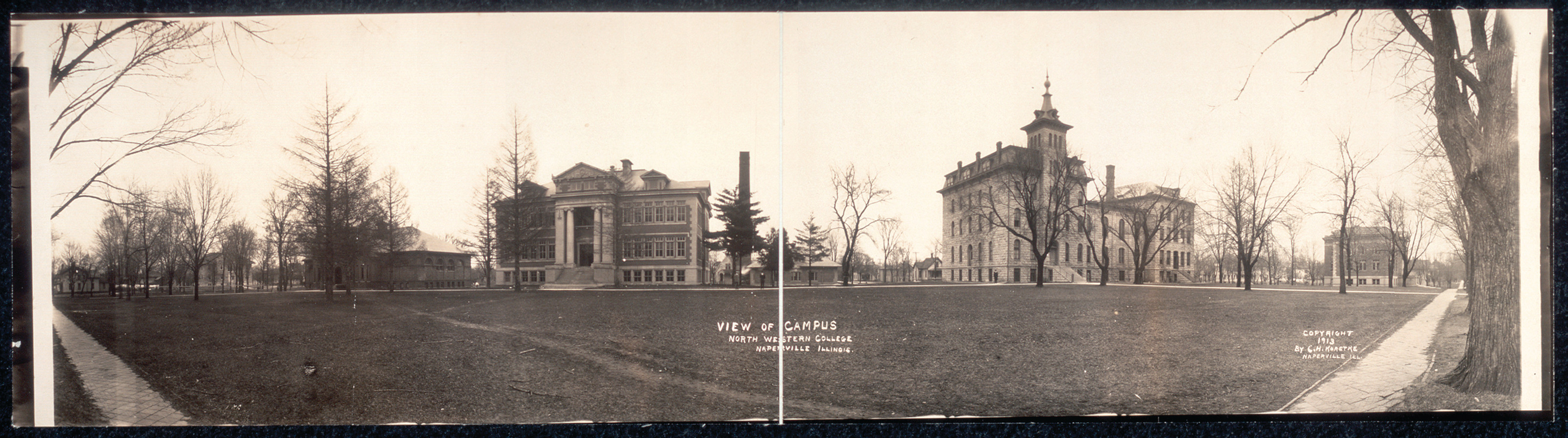 North Western College, Naperville, Illinois, 1913, 1913 — historic image