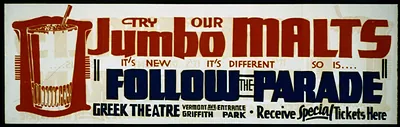 Try our jumbo malts - its new its different so is ... Follow the parade