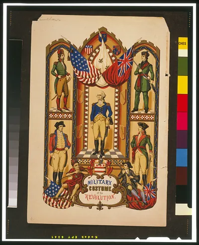 Military costume of the Revolution / B.J. Lossing, invt. ; pr. by T. Sinclair, Pha.