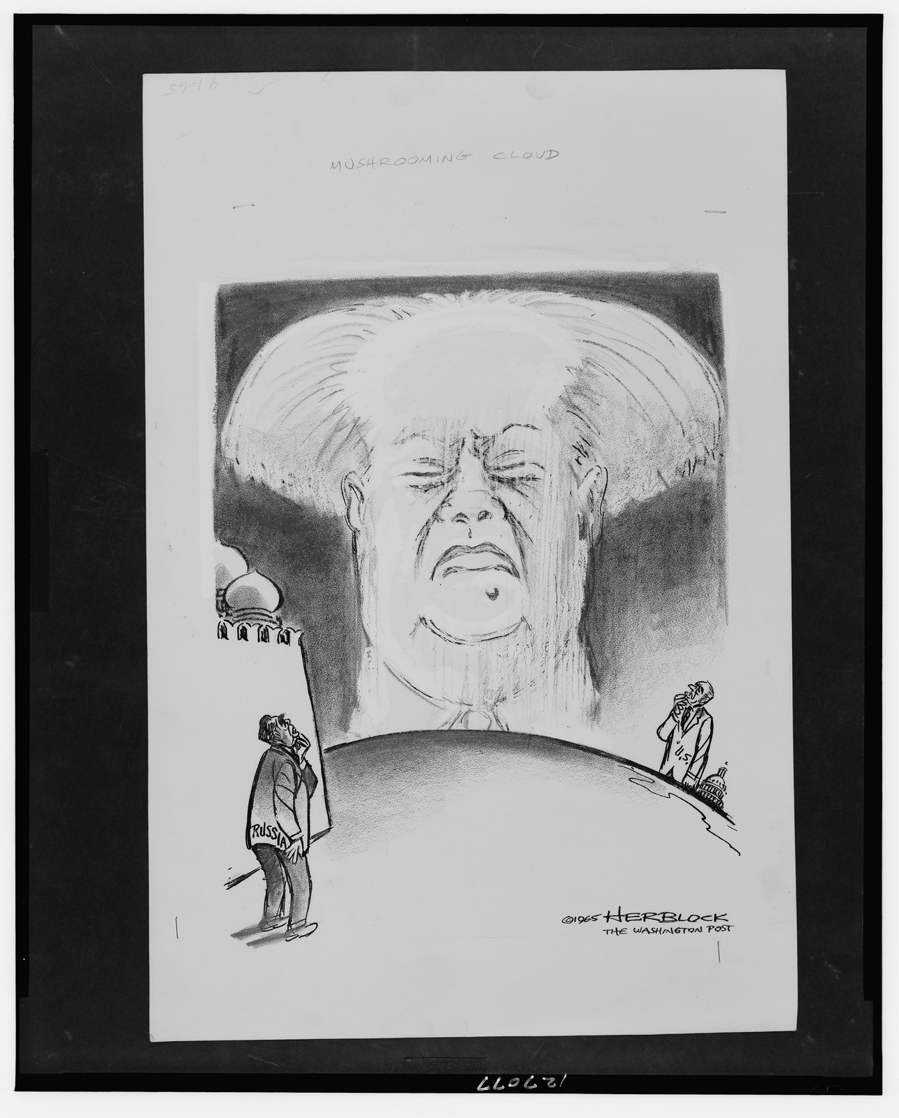 Mushrooming cloud / Herblock. — historic drawing