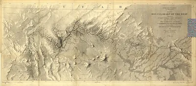 np000062 Rio Colorado of the West explored by 1st. Lieut. Joseph C. Ives,
