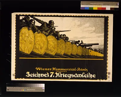 Zeichnet 7. Kriegsanleihe: Wiener Kommerzial-Bank war loan poster