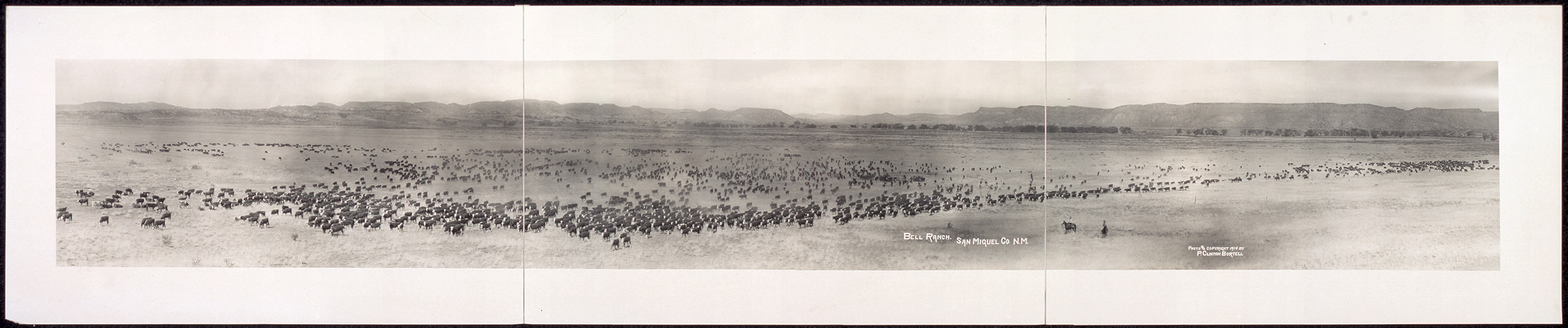 Bell Ranch, San Miguel Co, New Mexico, 1914, 1914 — historic image