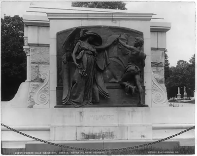 Forest Hills Cemetery, Boston. Martin Milmore Memorial.