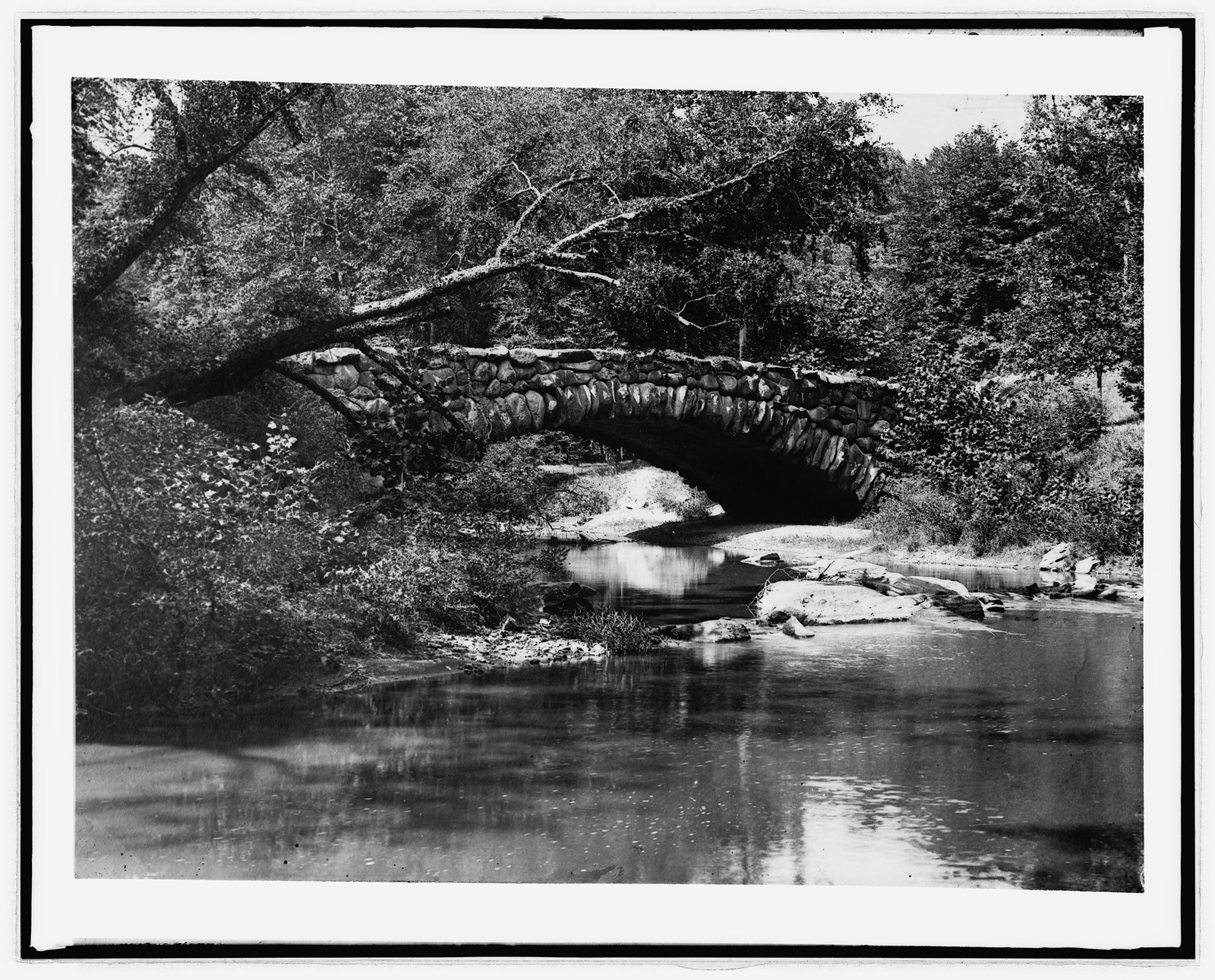 Stone bridge, Rock Creek Park, [Washington, D.C.], [between 1910 and 1935] — historic photograph