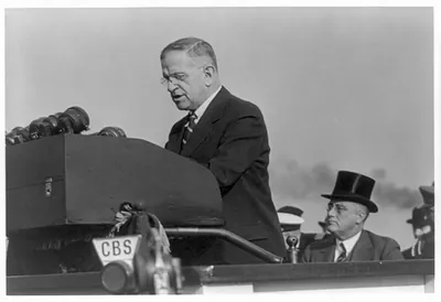 Vintage Portrait - Chicago - Harold L. Ickes, standing