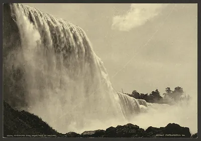 American Fall from Foot of Incline, Niagara Falls