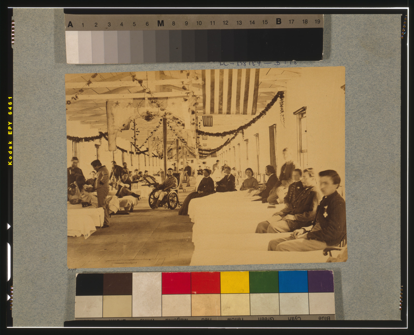 A Ward in Armory Square Hospital, Washington, D.C., [photographed between 1861 and 1865, printed later] — historic photograph