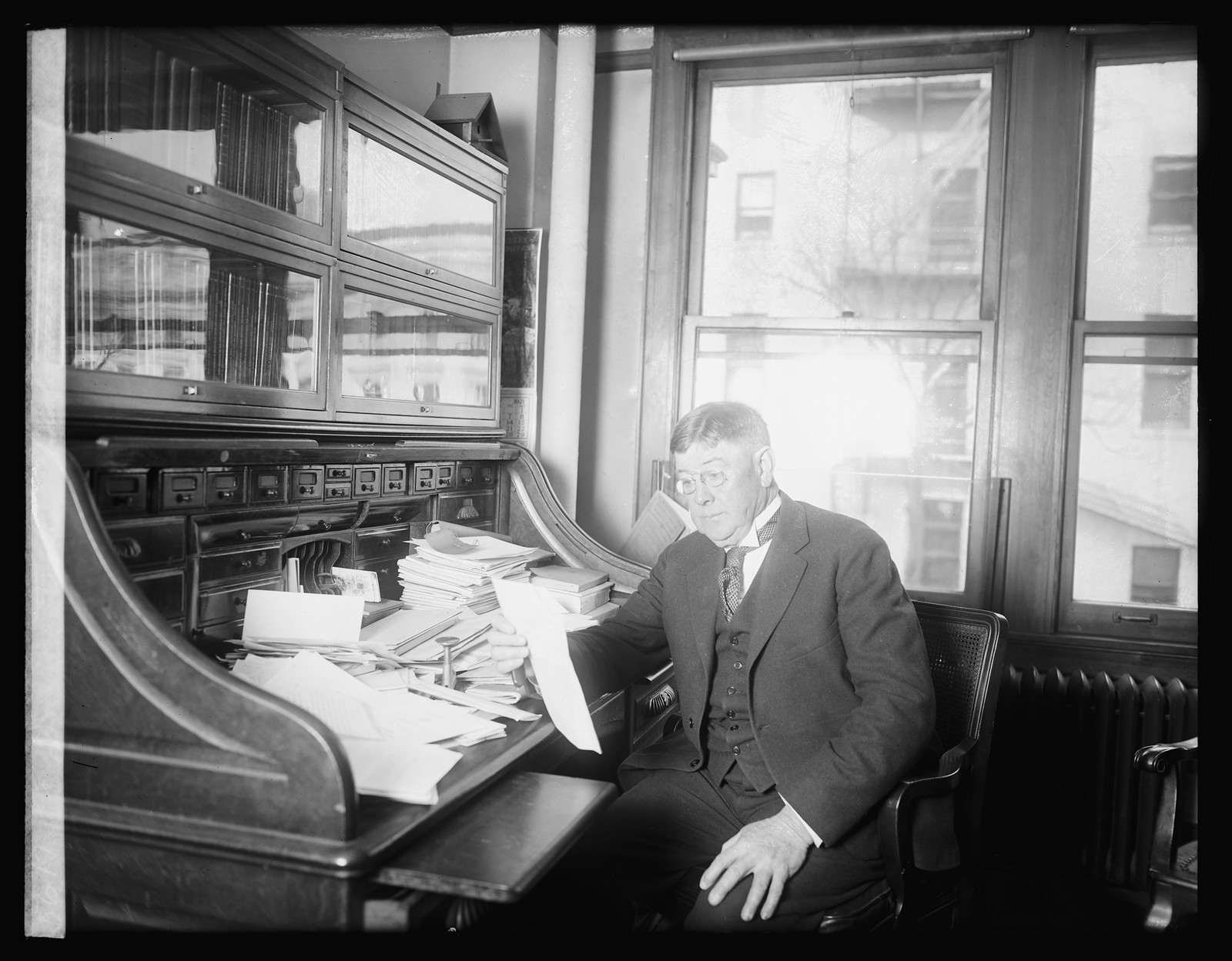 Dr. Fisher, Biological Survey, [between 1920 and 1921] — historic photograph