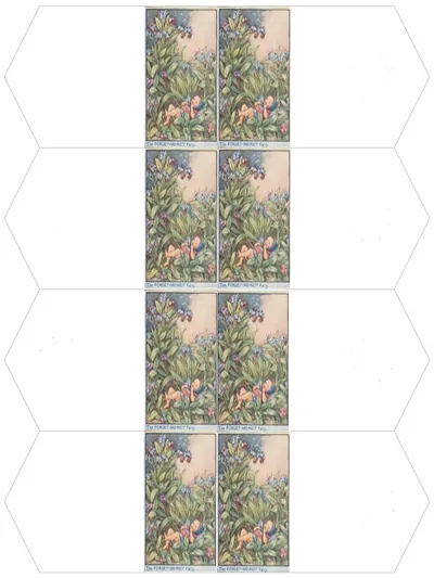 Forget-Me-Not Baby Fairy Gift Tags