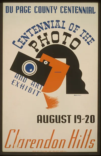 Du Page County Centennial--Centennial of the photo and art exhibit--Clarendon Hills