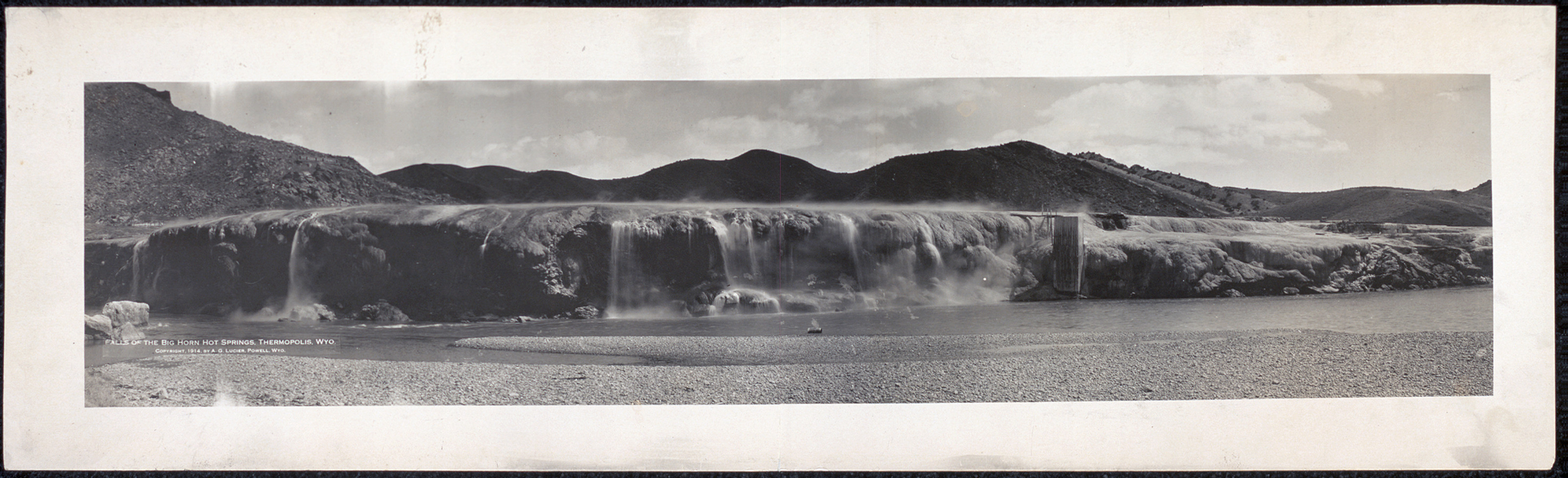 Big Horn Hot Springs Thermopolis, Wyoming, 1914, 1914 — historic image