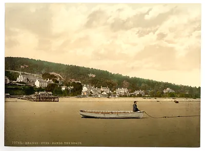The beach Grange-over-Sands England