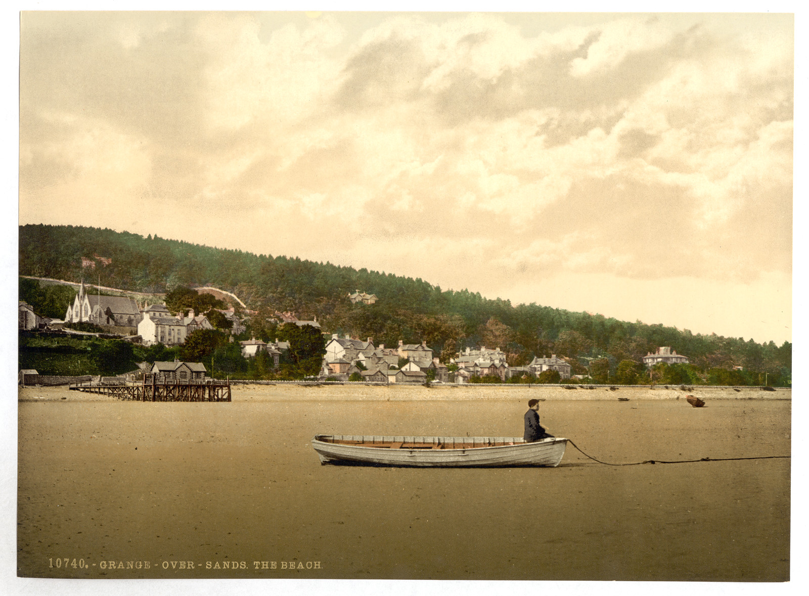 The beach Grange-over-Sands England, [between ca. 1890 and ca. 1900]. — historic print