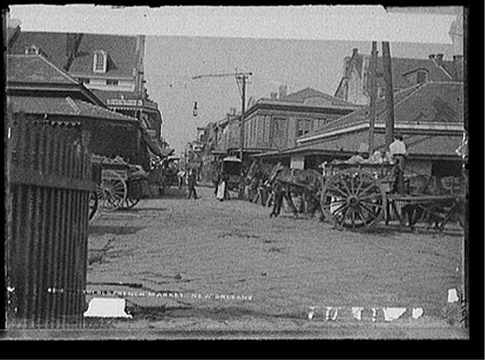 The old French Market, New Orleans, [between 1880 and 1897] — historic photograph