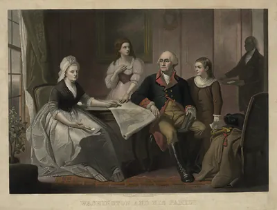 Washington And His Family