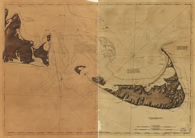 Chart of Nantucket Island and the eastern half of Martha's Vineyard, Massachusetts, 1776